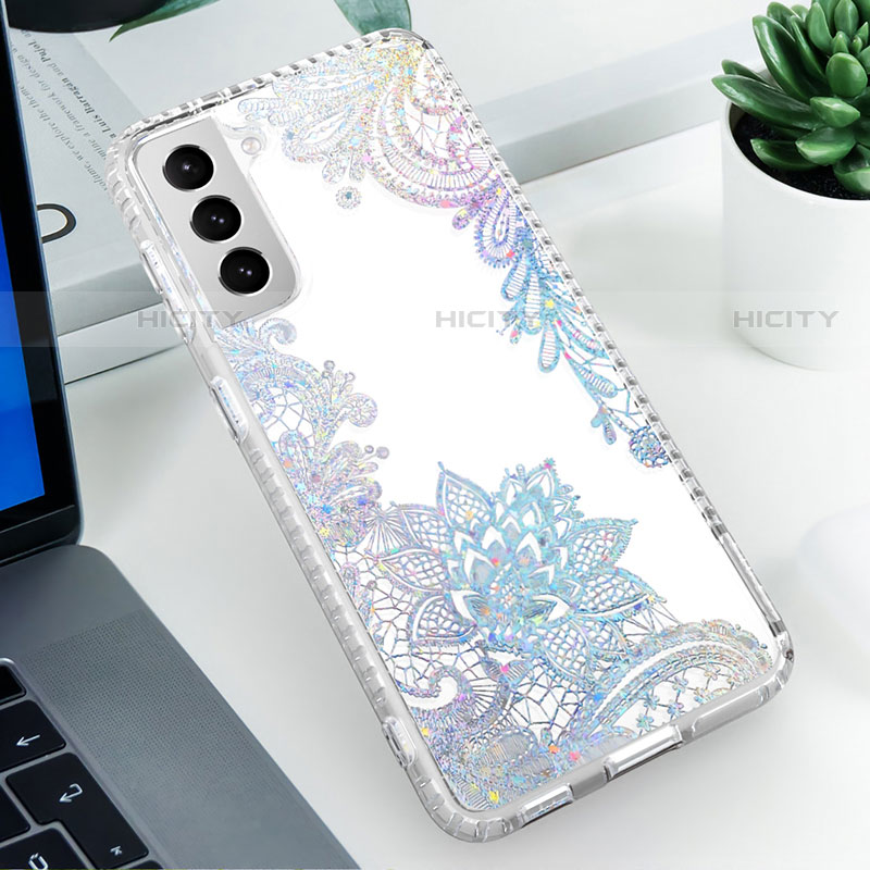 Coque Silicone Motif Fantaisie Souple Couleur Unie Etui Housse S03 pour Samsung Galaxy S22 Plus 5G Plus