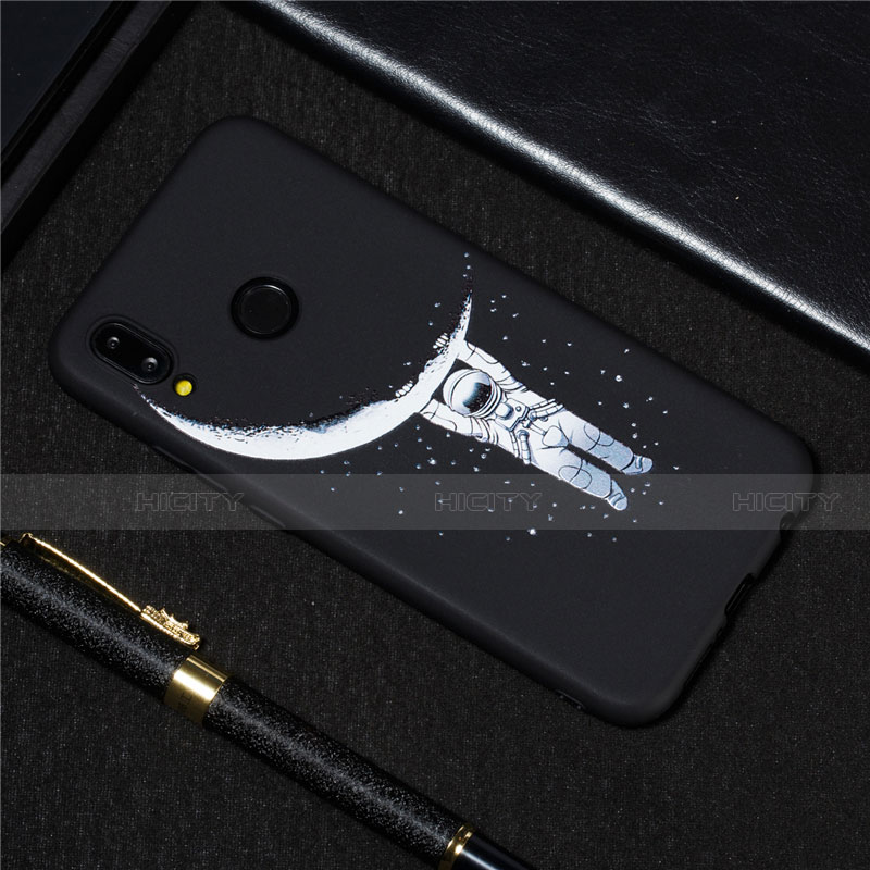 Coque Silicone Motif Fantaisie Souple Couleur Unie Etui Housse S05 pour Huawei Nova 3e Plus