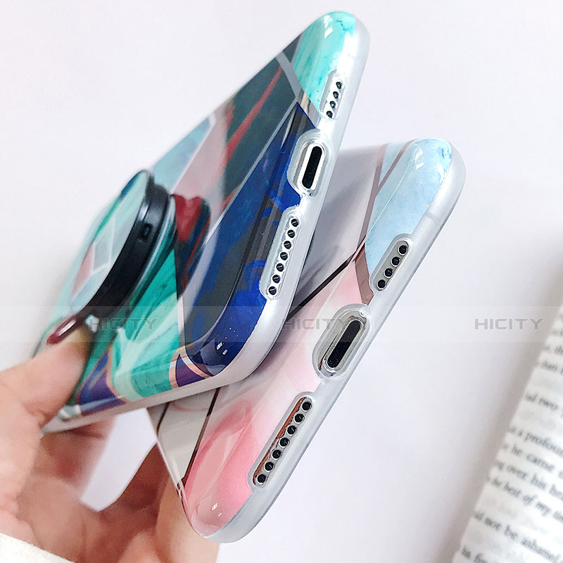 Coque Silicone Motif Fantaisie Souple Couleur Unie Etui Housse S06 pour Apple iPhone 11 Plus