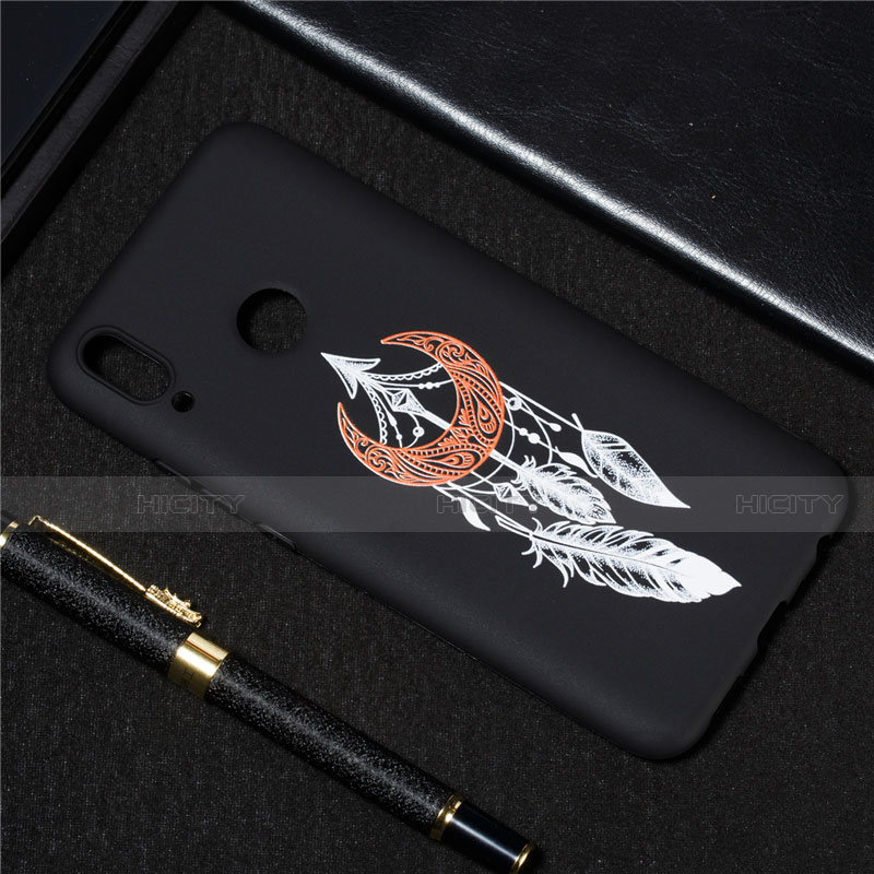 Coque Silicone Motif Fantaisie Souple Couleur Unie Etui Housse S06 pour Huawei Y9 (2019) Plus