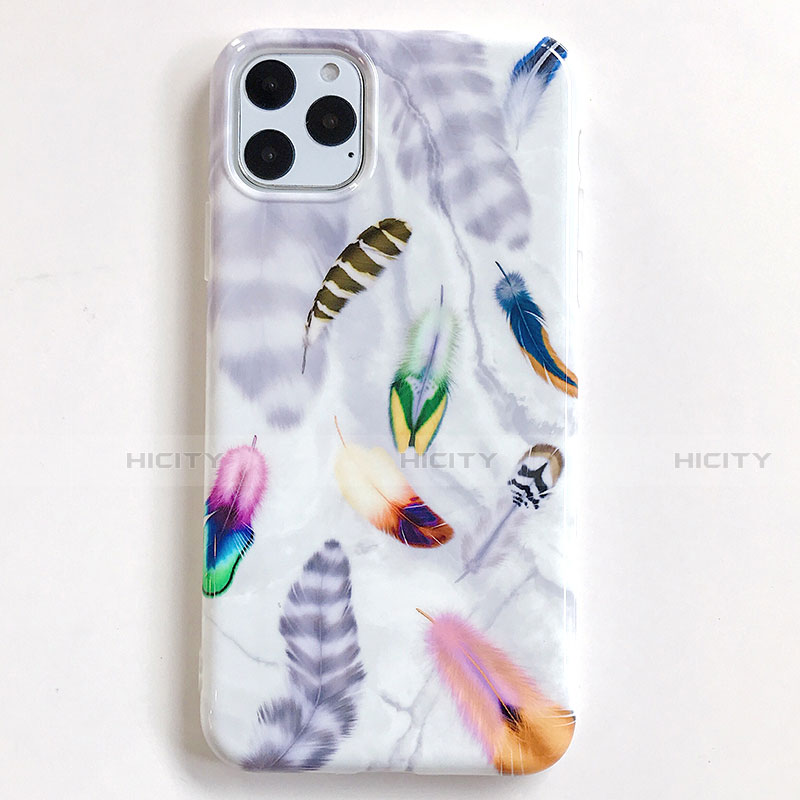 Coque Silicone Motif Fantaisie Souple Couleur Unie Etui Housse S08 pour Apple iPhone 11 Pro Max Plus