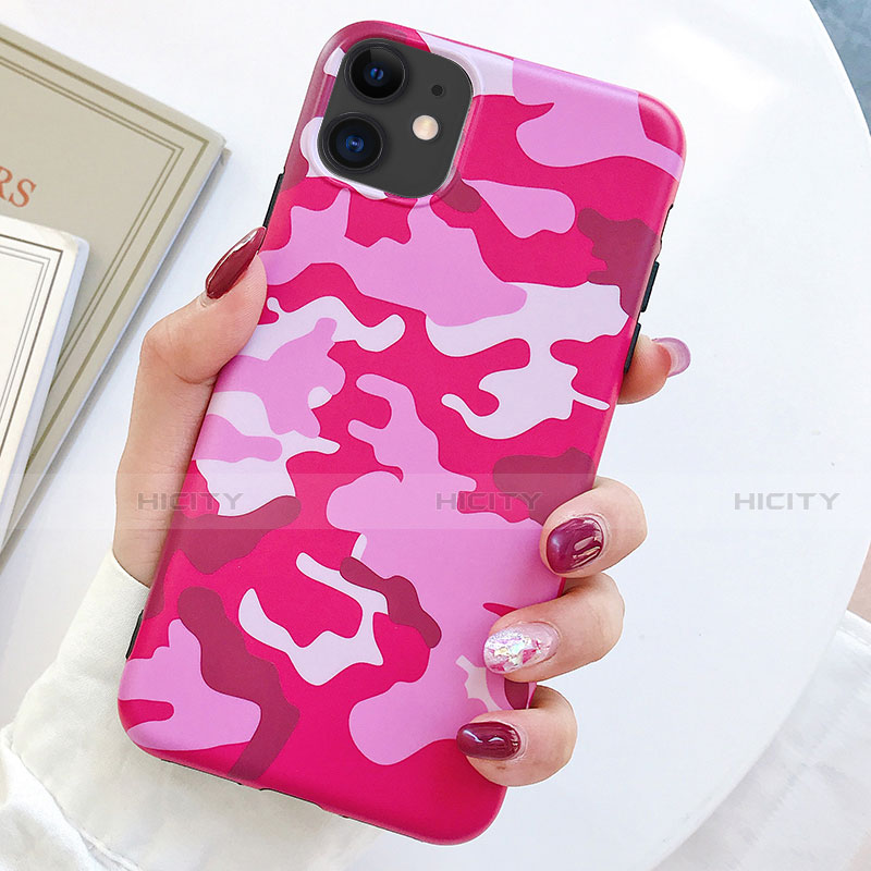 Coque Silicone Motif Fantaisie Souple Couleur Unie Etui Housse S09 pour Apple iPhone 11 Plus