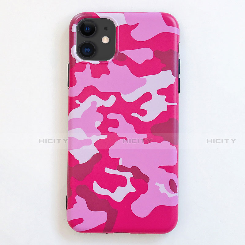 Coque Silicone Motif Fantaisie Souple Couleur Unie Etui Housse S09 pour Apple iPhone 11 Plus