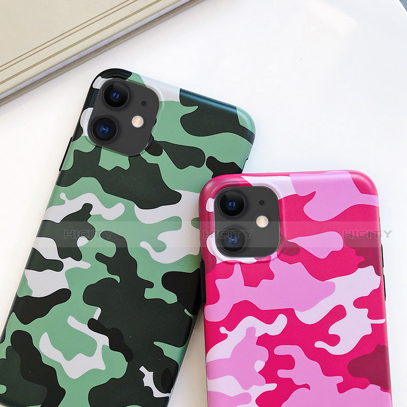 Coque Silicone Motif Fantaisie Souple Couleur Unie Etui Housse S09 pour Apple iPhone 11 Plus