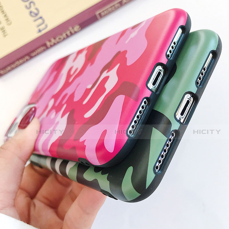 Coque Silicone Motif Fantaisie Souple Couleur Unie Etui Housse S09 pour Apple iPhone 11 Plus