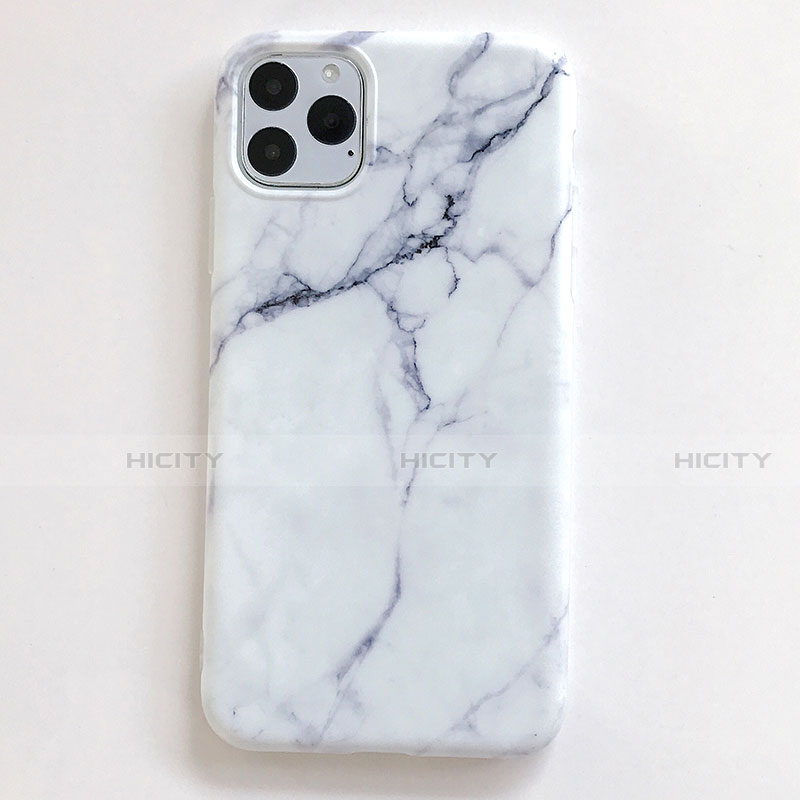 Coque Silicone Motif Fantaisie Souple Couleur Unie Etui Housse S10 pour Apple iPhone 11 Pro Max Plus