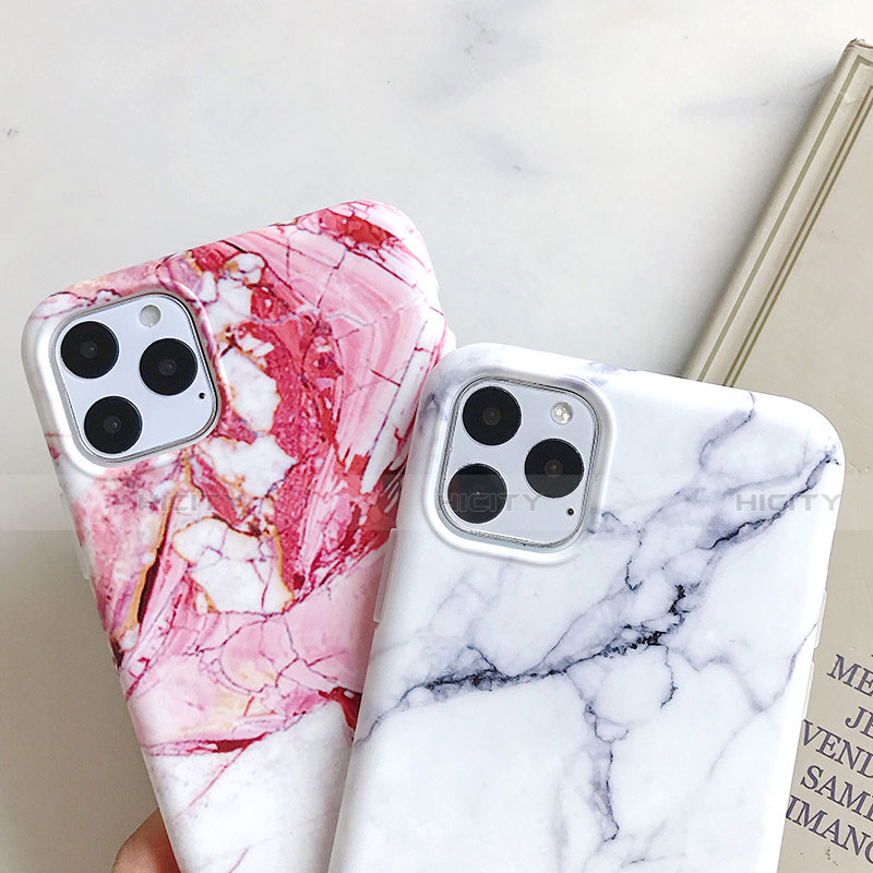 Coque Silicone Motif Fantaisie Souple Couleur Unie Etui Housse S10 pour Apple iPhone 11 Pro Plus