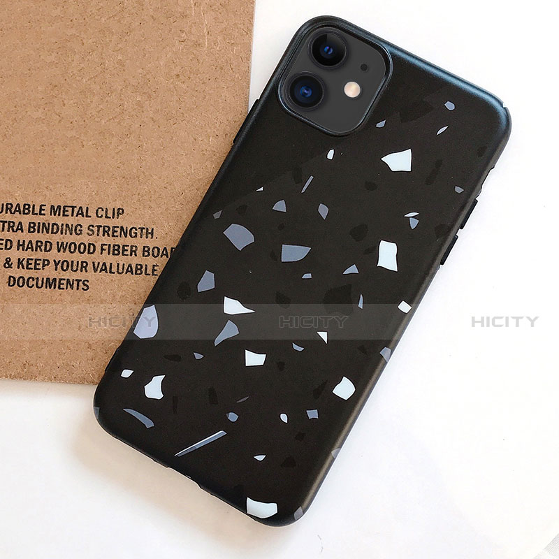 Coque Silicone Motif Fantaisie Souple Couleur Unie Etui Housse S12 pour Apple iPhone 11 Plus