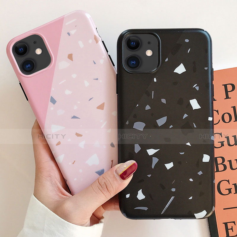 Coque Silicone Motif Fantaisie Souple Couleur Unie Etui Housse S12 pour Apple iPhone 11 Plus