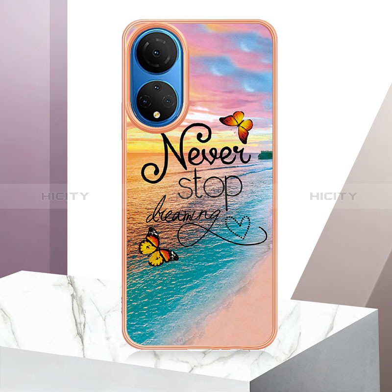 Coque Silicone Motif Fantaisie Souple Couleur Unie Etui Housse Y01B pour Huawei Honor X7 Mixte Plus