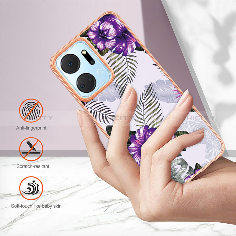 Coque Silicone Motif Fantaisie Souple Couleur Unie Etui Housse Y01B pour Huawei Honor X7a Plus