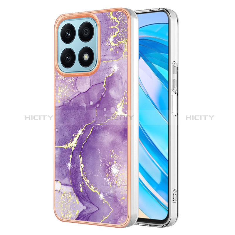 Coque Silicone Motif Fantaisie Souple Couleur Unie Etui Housse Y01B pour Huawei Honor X8a 4G Plus