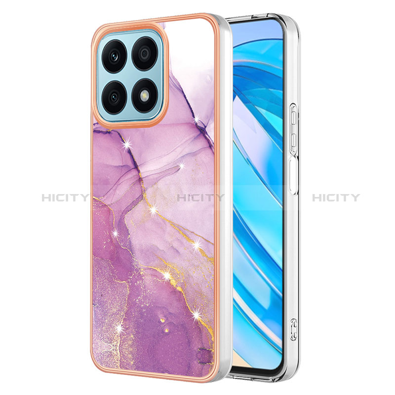 Coque Silicone Motif Fantaisie Souple Couleur Unie Etui Housse Y01B pour Huawei Honor X8a 4G Plus