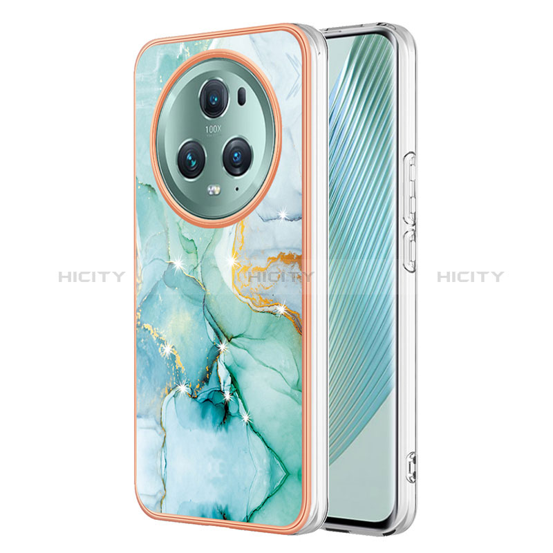 Coque Silicone Motif Fantaisie Souple Couleur Unie Etui Housse Y01B pour Huawei Honor X9a 5G Vert Plus