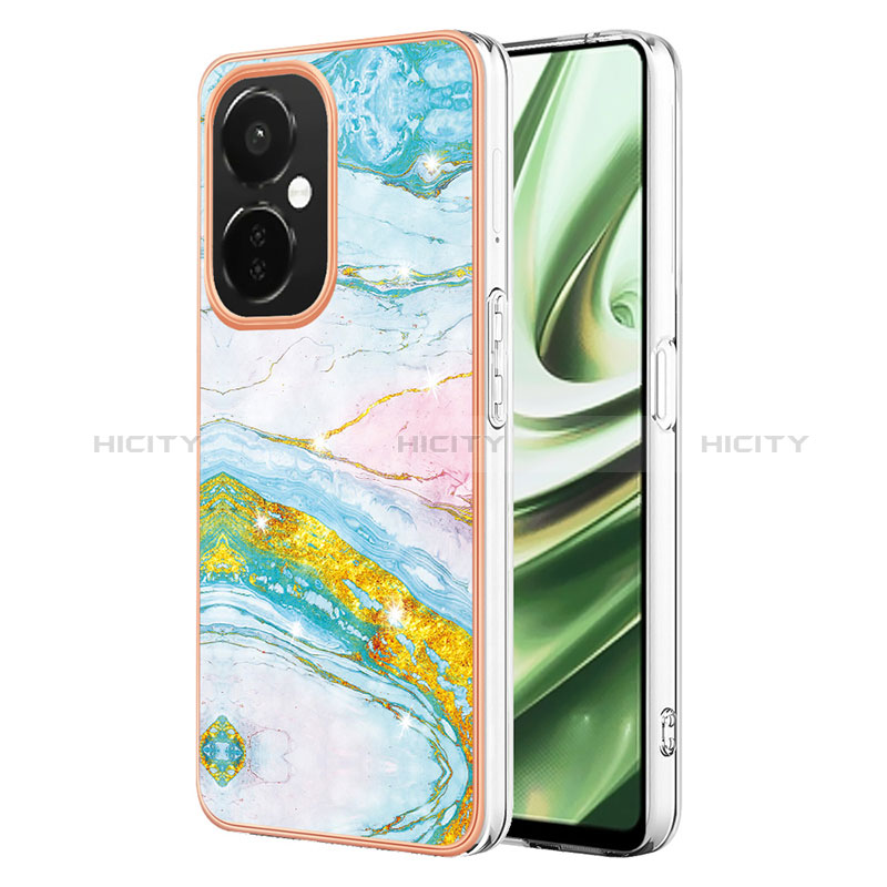 Coque Silicone Motif Fantaisie Souple Couleur Unie Etui Housse Y01B pour OnePlus Nord CE 3 Lite 5G Colorful Plus