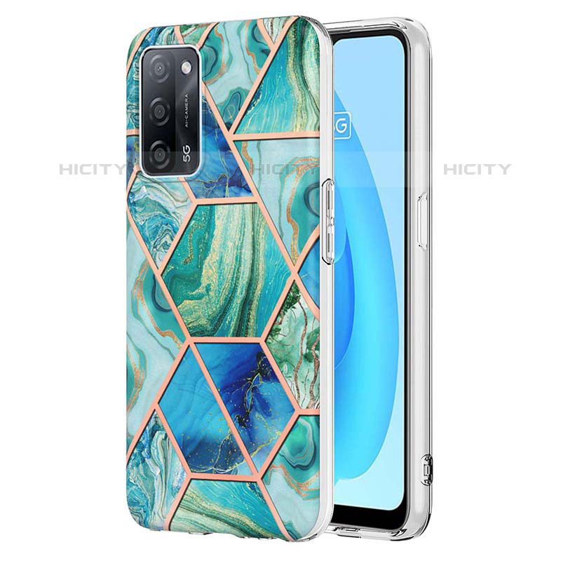 Coque Silicone Motif Fantaisie Souple Couleur Unie Etui Housse Y01B pour Oppo A55 5G Plus