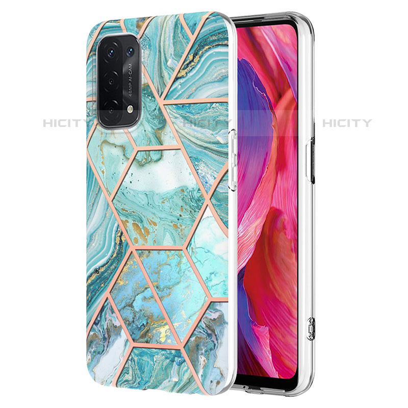 Coque Silicone Motif Fantaisie Souple Couleur Unie Etui Housse Y01B pour Oppo A93 5G Plus