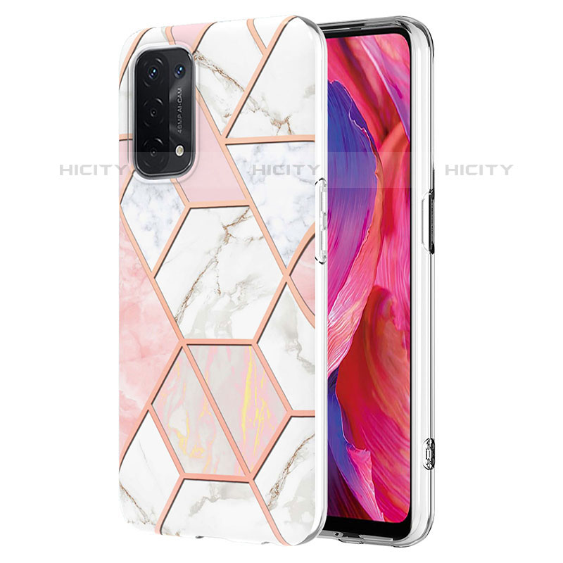 Coque Silicone Motif Fantaisie Souple Couleur Unie Etui Housse Y01B pour Oppo A93 5G Plus