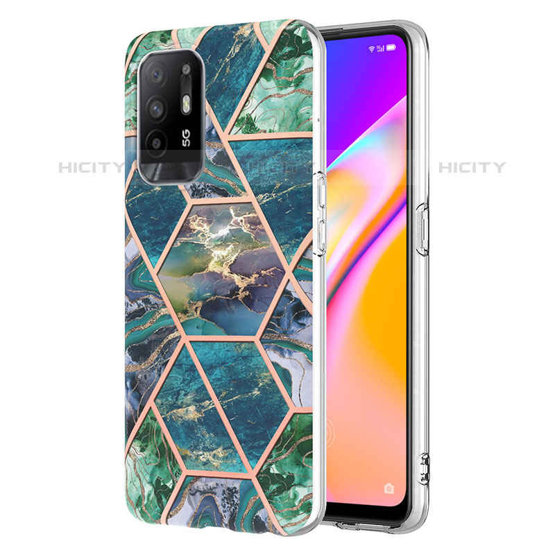 Coque Silicone Motif Fantaisie Souple Couleur Unie Etui Housse Y01B pour Oppo F19 Pro+ Plus 5G Plus