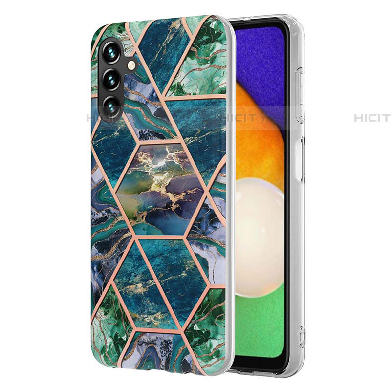 Coque Silicone Motif Fantaisie Souple Couleur Unie Etui Housse Y01B pour Samsung Galaxy A04s Vert Nuit Plus