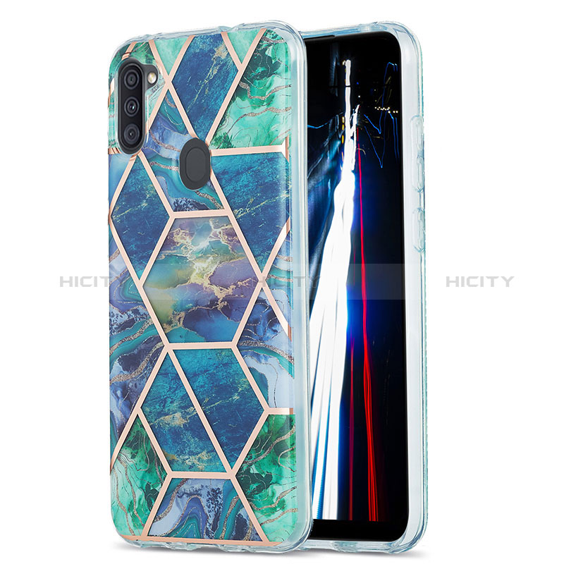 Coque Silicone Motif Fantaisie Souple Couleur Unie Etui Housse Y01B pour Samsung Galaxy A11 Plus