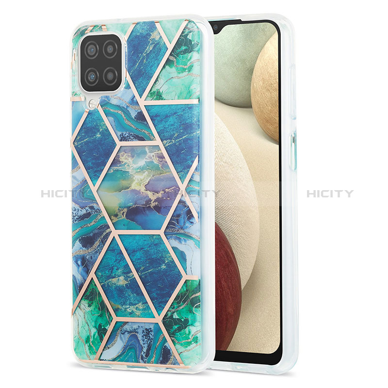 Coque Silicone Motif Fantaisie Souple Couleur Unie Etui Housse Y01B pour Samsung Galaxy A12 Plus