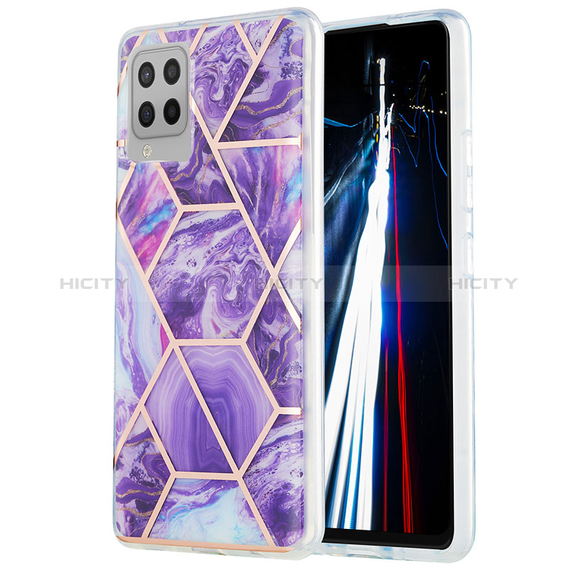 Coque Silicone Motif Fantaisie Souple Couleur Unie Etui Housse Y01B pour Samsung Galaxy A42 5G Plus