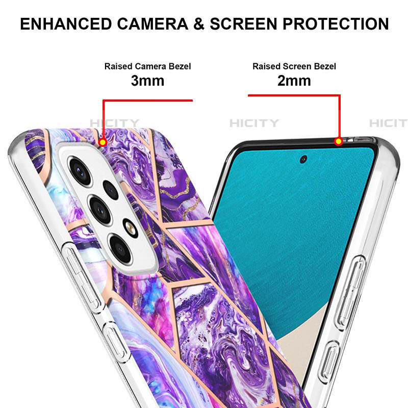 Coque Silicone Motif Fantaisie Souple Couleur Unie Etui Housse Y01B pour Samsung Galaxy A53 5G Plus