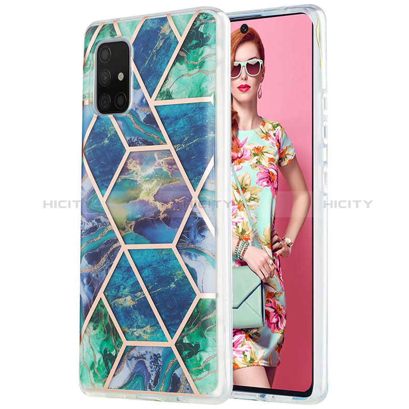 Coque Silicone Motif Fantaisie Souple Couleur Unie Etui Housse Y01B pour Samsung Galaxy A71 4G A715 Plus