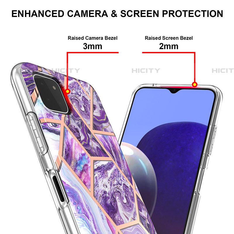 Coque Silicone Motif Fantaisie Souple Couleur Unie Etui Housse Y01B pour Samsung Galaxy F42 5G Plus