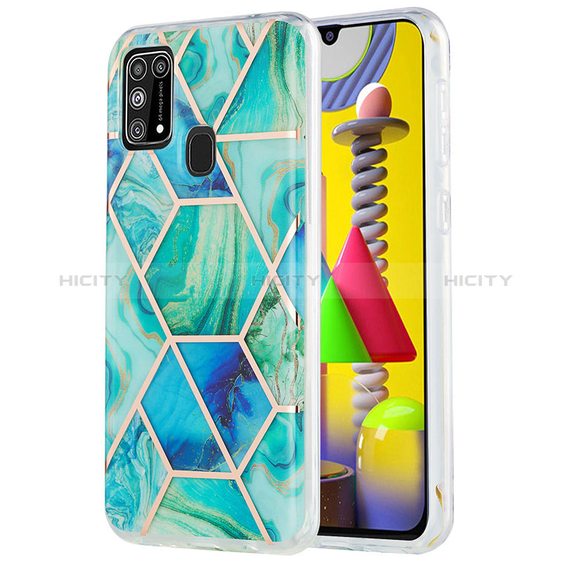 Coque Silicone Motif Fantaisie Souple Couleur Unie Etui Housse Y01B pour Samsung Galaxy M31 Plus