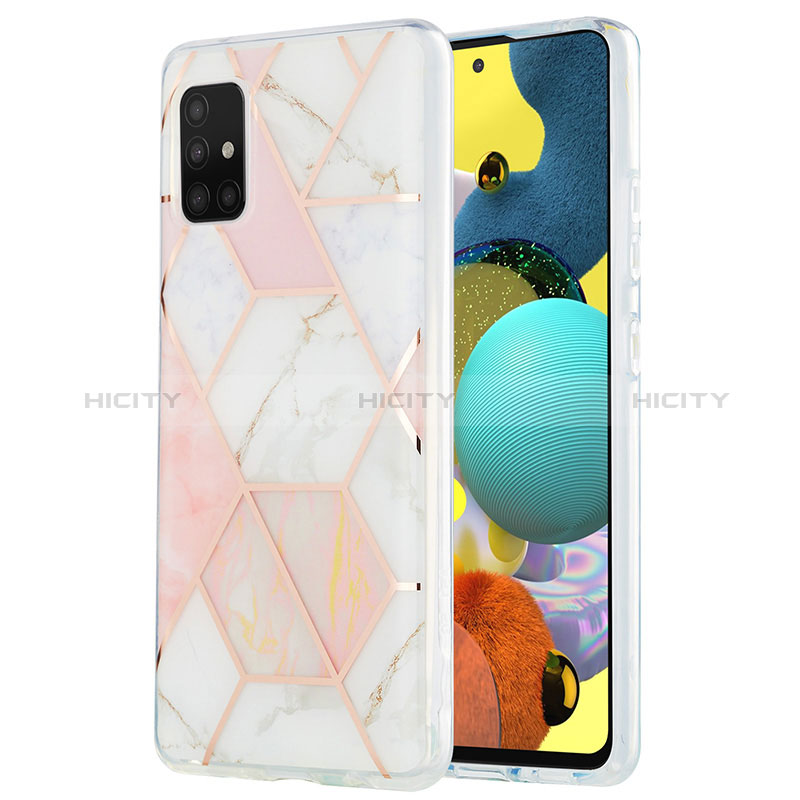 Coque Silicone Motif Fantaisie Souple Couleur Unie Etui Housse Y01B pour Samsung Galaxy M40S Rose Plus