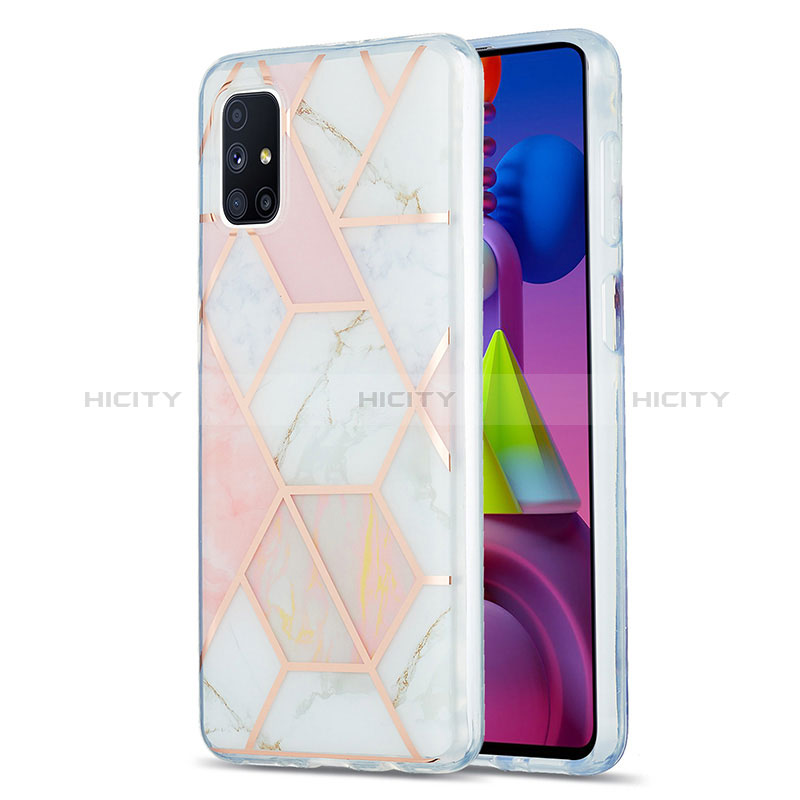 Coque Silicone Motif Fantaisie Souple Couleur Unie Etui Housse Y01B pour Samsung Galaxy M51 Plus