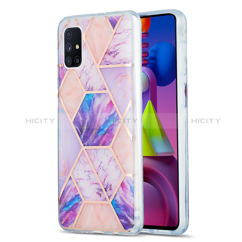 Coque Silicone Motif Fantaisie Souple Couleur Unie Etui Housse Y01B pour Samsung Galaxy M51 Plus