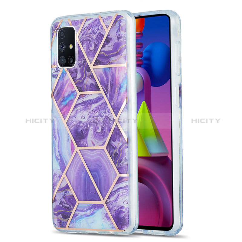 Coque Silicone Motif Fantaisie Souple Couleur Unie Etui Housse Y01B pour Samsung Galaxy M51 Plus