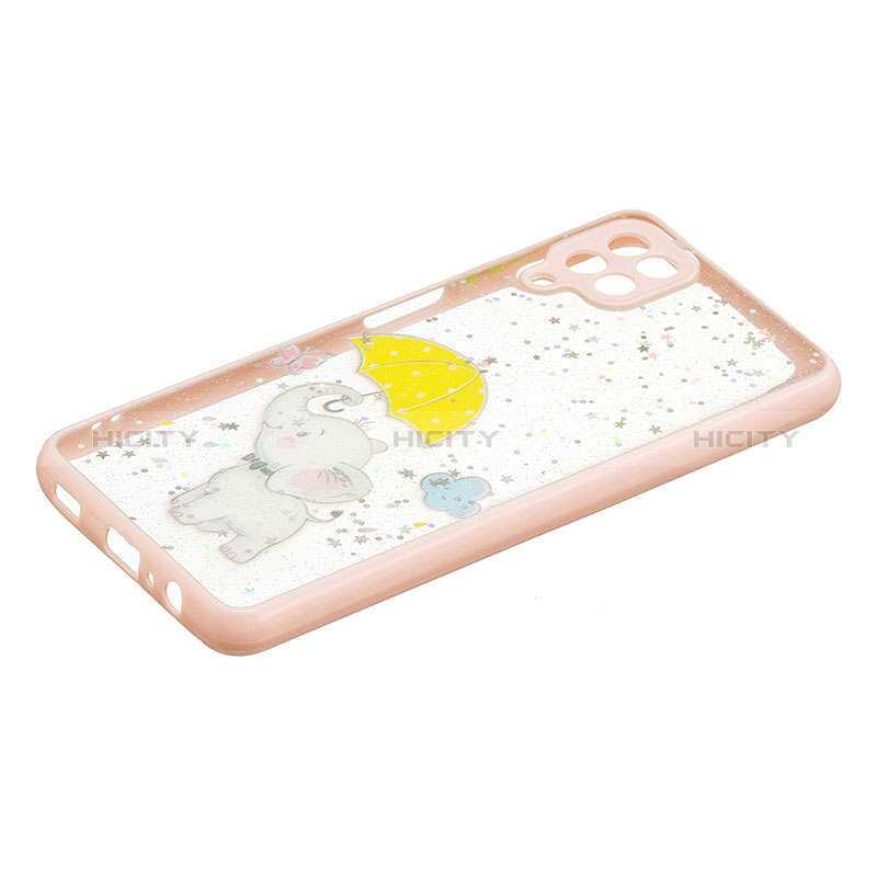 Coque Silicone Motif Fantaisie Souple Couleur Unie Etui Housse Y01X pour Samsung Galaxy A12 5G Plus