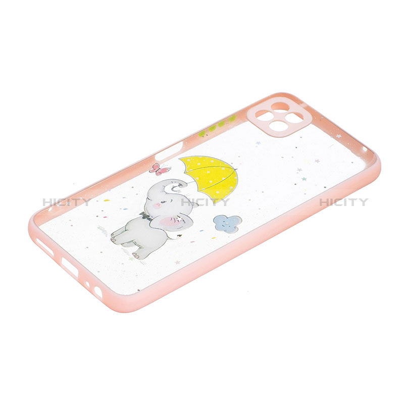 Coque Silicone Motif Fantaisie Souple Couleur Unie Etui Housse Y01X pour Samsung Galaxy A22s 5G Plus