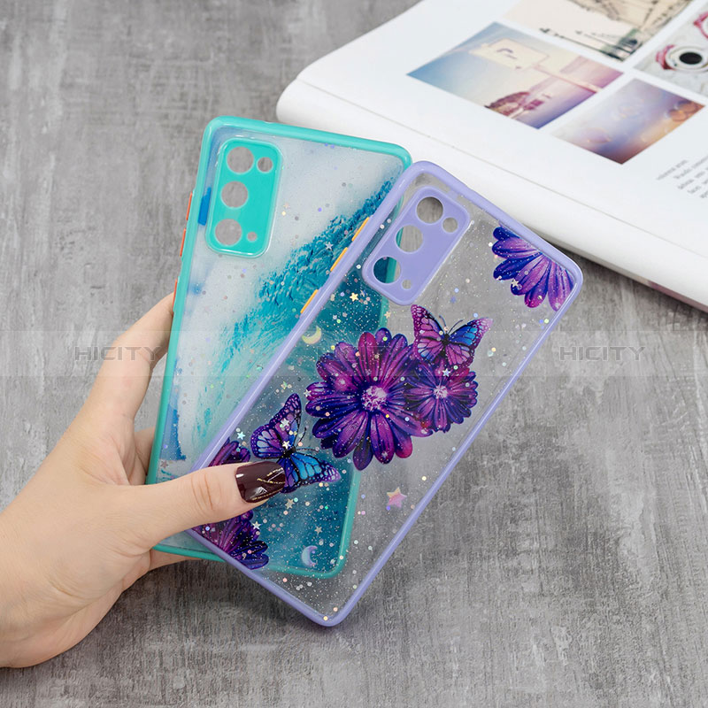 Coque Silicone Motif Fantaisie Souple Couleur Unie Etui Housse Y01X pour Samsung Galaxy S20 Lite 5G Plus