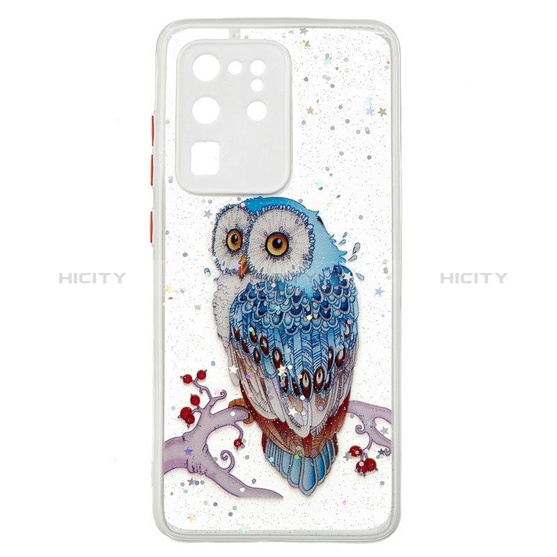 Coque Silicone Motif Fantaisie Souple Couleur Unie Etui Housse Y01X pour Samsung Galaxy S20 Ultra Plus