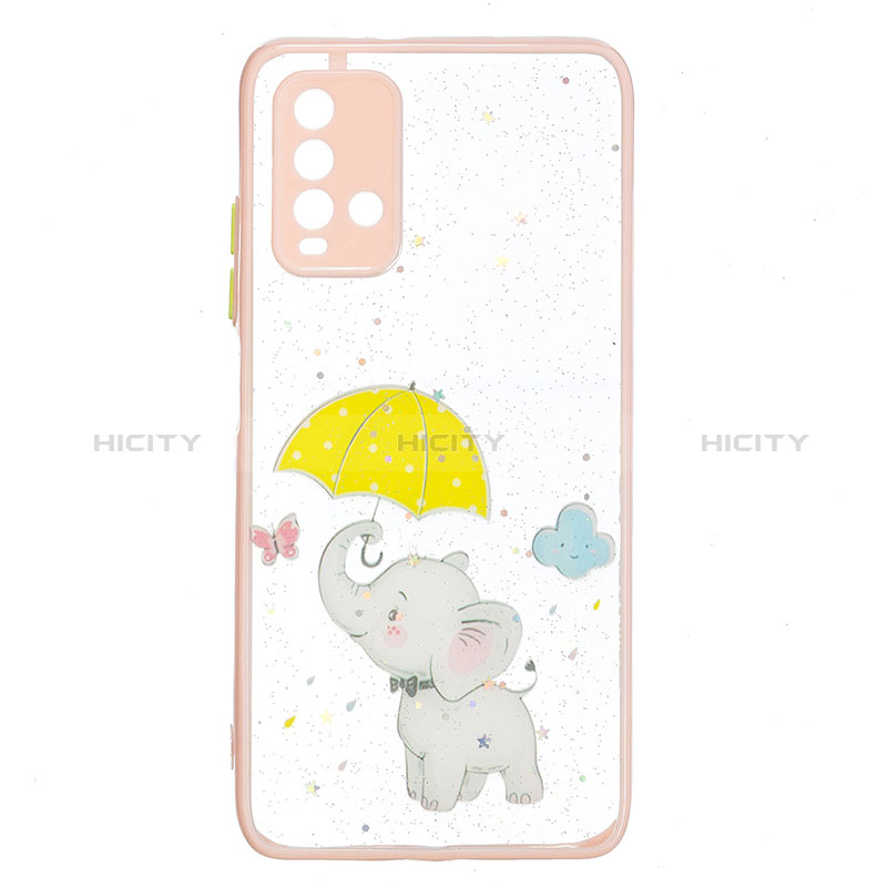 Coque Silicone Motif Fantaisie Souple Couleur Unie Etui Housse Y01X pour Xiaomi Redmi 9 Power Plus