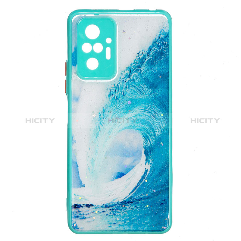 Coque Silicone Motif Fantaisie Souple Couleur Unie Etui Housse Y01X pour Xiaomi Redmi Note 10 Pro 4G Vert Plus