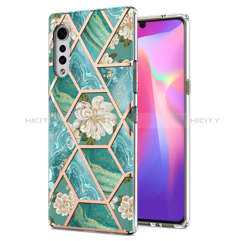 Coque Silicone Motif Fantaisie Souple Couleur Unie Etui Housse Y02B pour LG Velvet 4G Plus