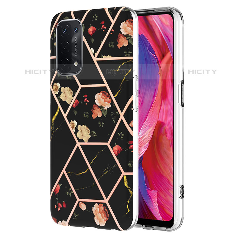 Coque Silicone Motif Fantaisie Souple Couleur Unie Etui Housse Y02B pour OnePlus Nord N200 5G Noir Plus