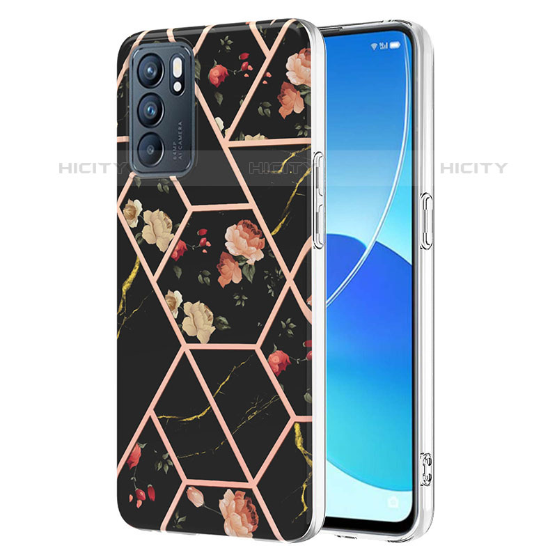 Coque Silicone Motif Fantaisie Souple Couleur Unie Etui Housse Y02B pour Oppo Reno6 5G Plus