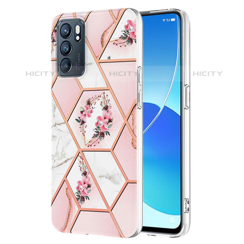 Coque Silicone Motif Fantaisie Souple Couleur Unie Etui Housse Y02B pour Oppo Reno6 5G Plus