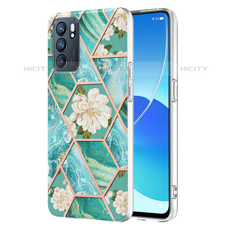 Coque Silicone Motif Fantaisie Souple Couleur Unie Etui Housse Y02B pour Oppo Reno6 5G Plus