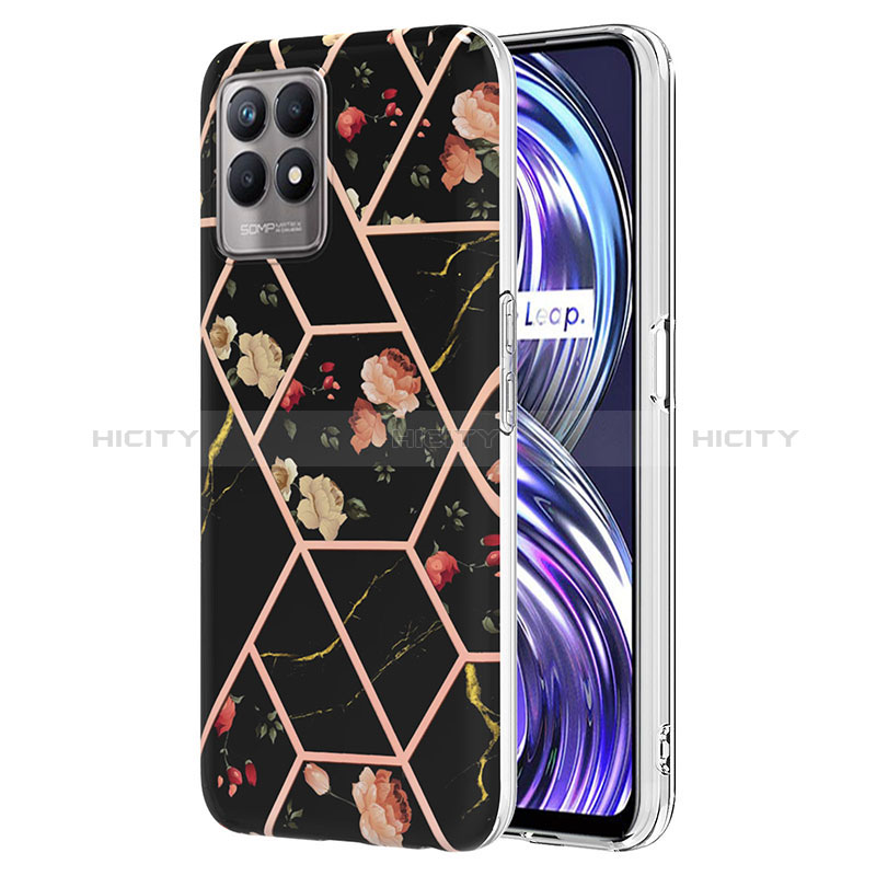 Coque Silicone Motif Fantaisie Souple Couleur Unie Etui Housse Y02B pour Realme Narzo 50 4G Noir Plus