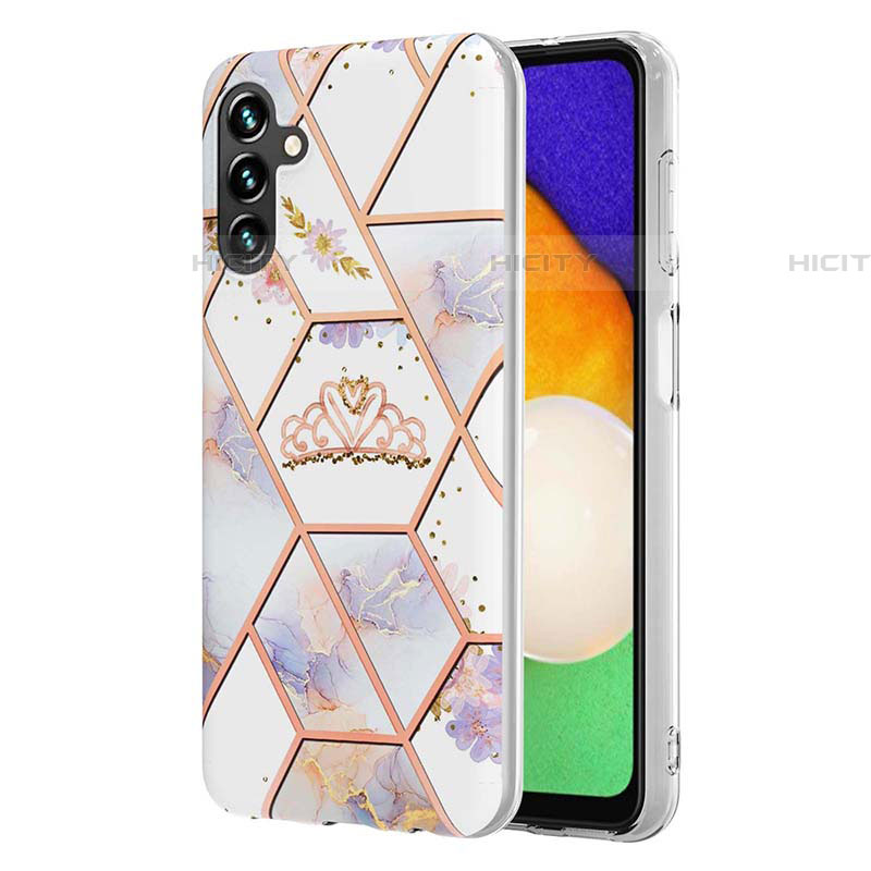 Coque Silicone Motif Fantaisie Souple Couleur Unie Etui Housse Y02B pour Samsung Galaxy A04s Plus