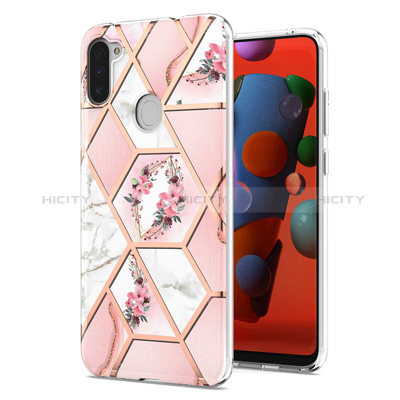 Coque Silicone Motif Fantaisie Souple Couleur Unie Etui Housse Y02B pour Samsung Galaxy A11 Plus