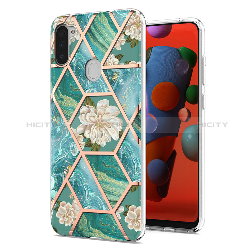 Coque Silicone Motif Fantaisie Souple Couleur Unie Etui Housse Y02B pour Samsung Galaxy A11 Plus